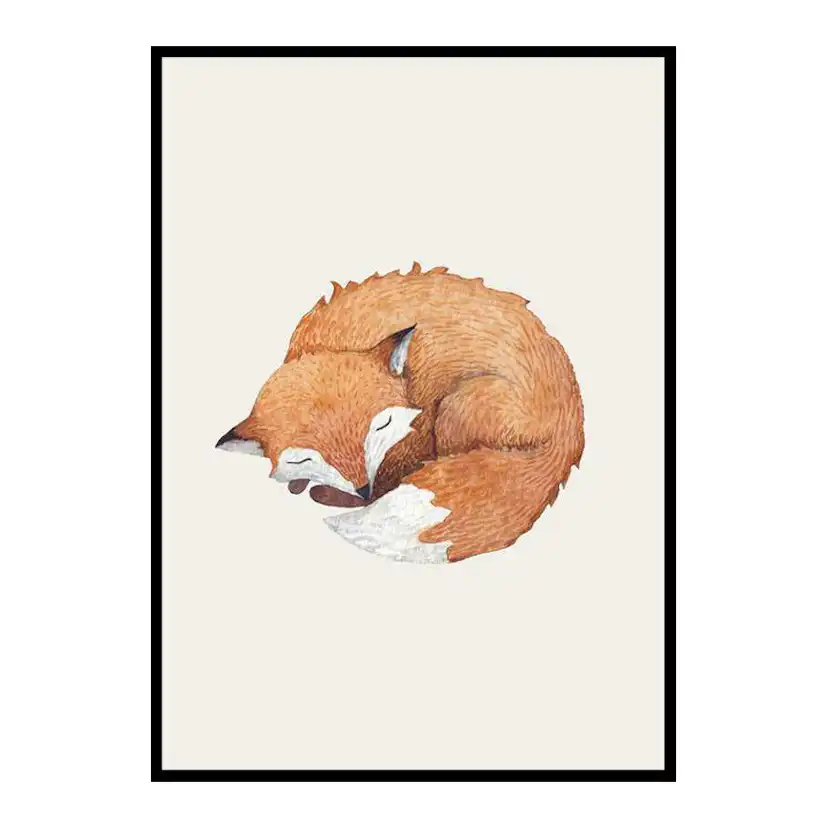 Poster Gallerix Sleeping Fox