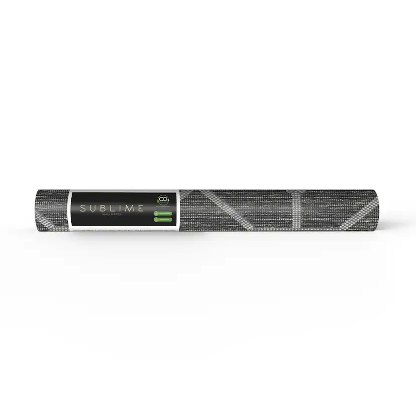 Tapet Sublime Geometrisk Texture Svart 121145