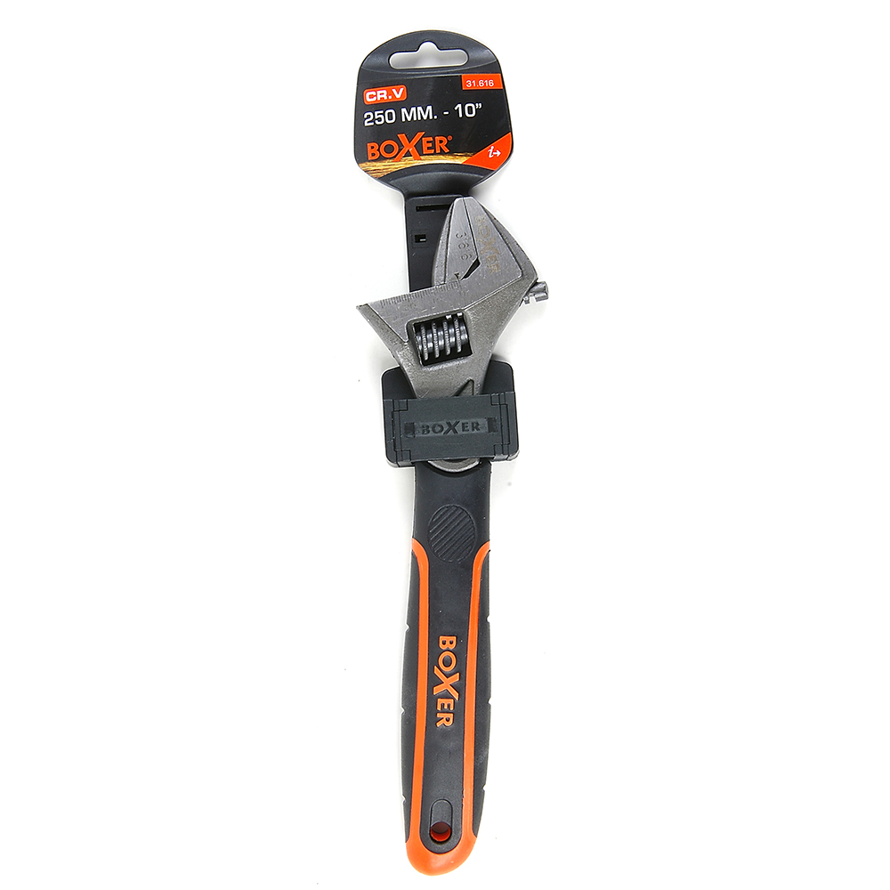 Skiftnyckel 250 mm 10'' CR.V-stål 10 tum