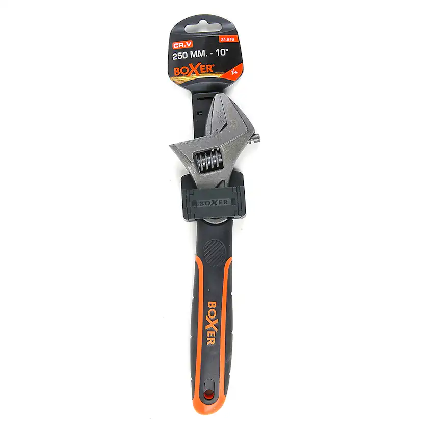Skiftnyckel 250 mm 10'' CR.V-stål 10 tum