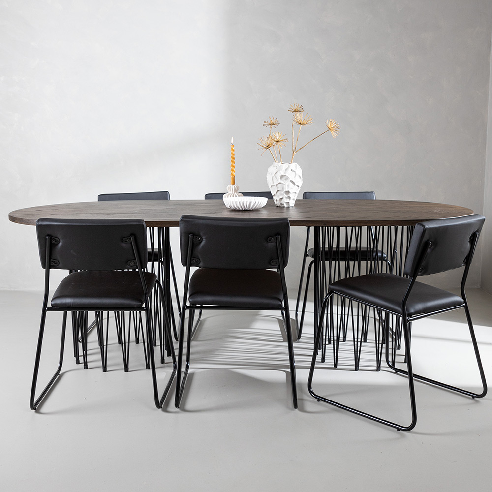 Matgrupp furniture/fashion Stone med 6 Kenth Stolar