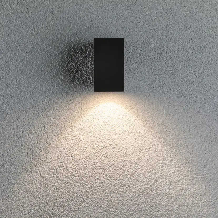 Fasadbelysning Paulmann Flame LED Nedåtljus IP44 230V Färg: Antracit, Ljus: Soft White