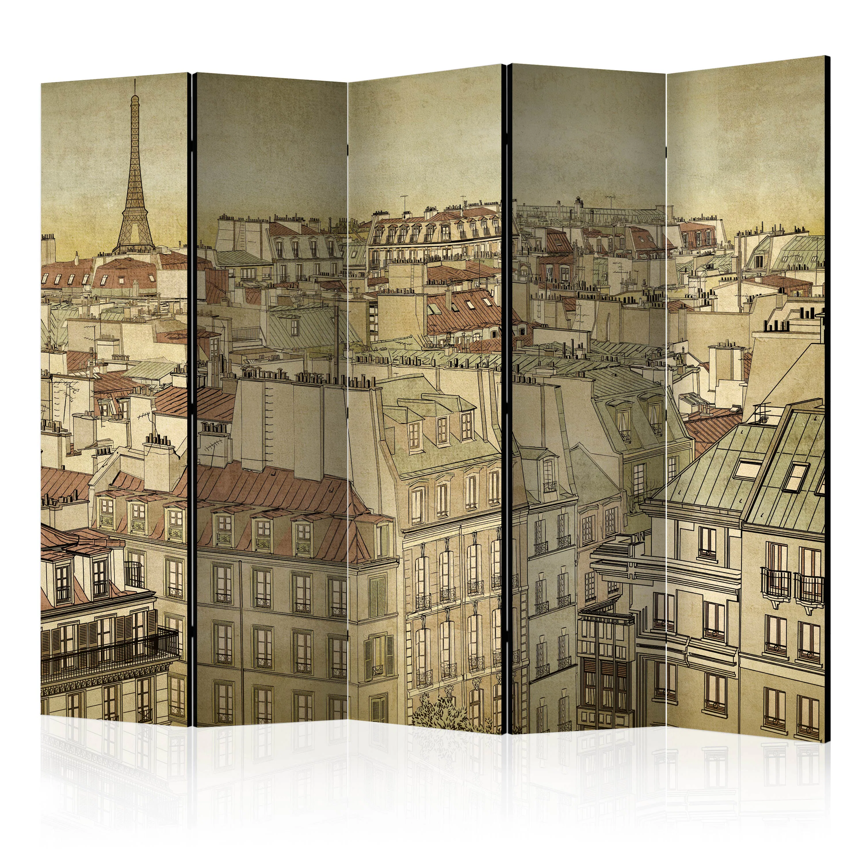 Rumsavdelare Skärmvägg Arkiio Good Bye Paris! II 225x172 cm