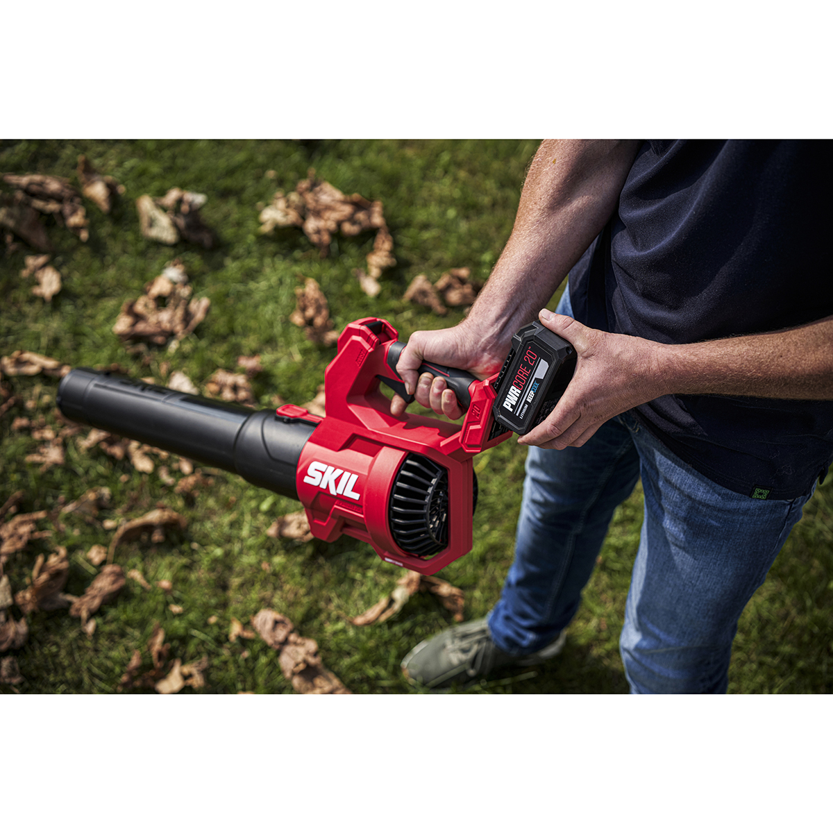 Lövblås SKIL 0331 CA Kolborstfri Batteridriven
