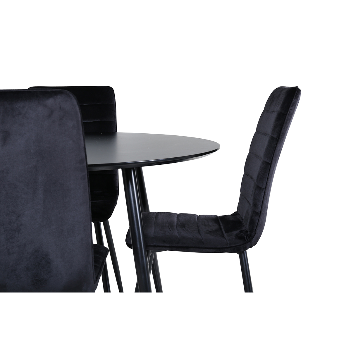 Matgrupp Venture Home Silvia med 4 Walerina Stolar Sammet