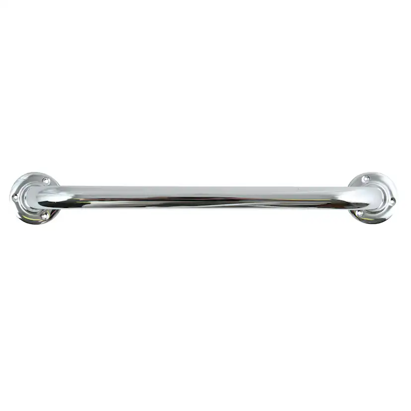 Stödhandtag stål/krom Ø 25 mm 30 cm Krom, 30 cm