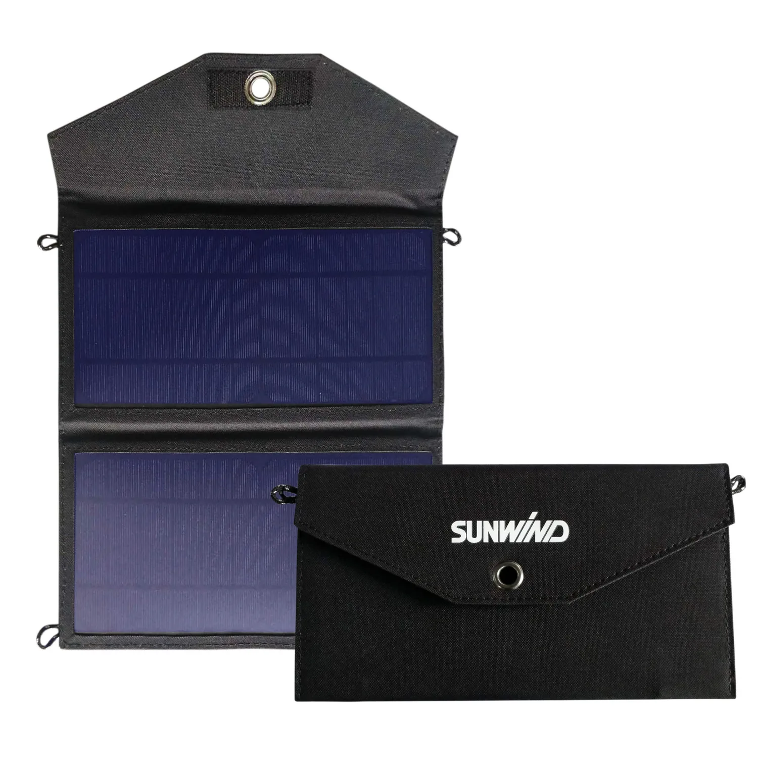 Vikbar solpanel Sunwind Mini 12W med USB