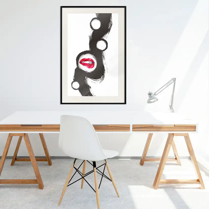 Poster Artgeist Affisch Bitten Lips