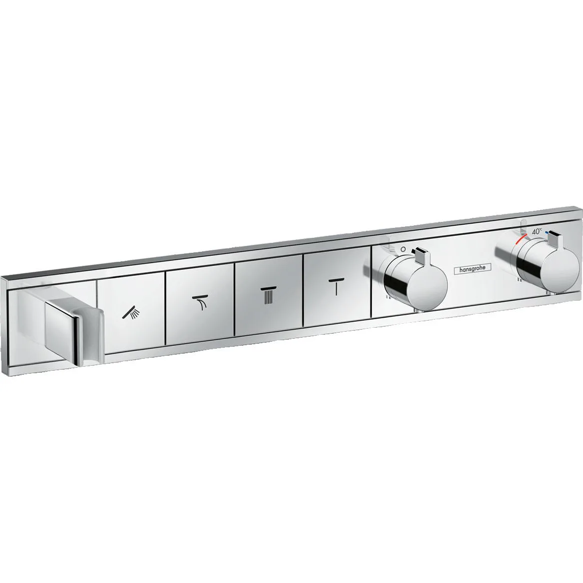 RainSelect Termostat för inbyggnad 4 funktioner Krom