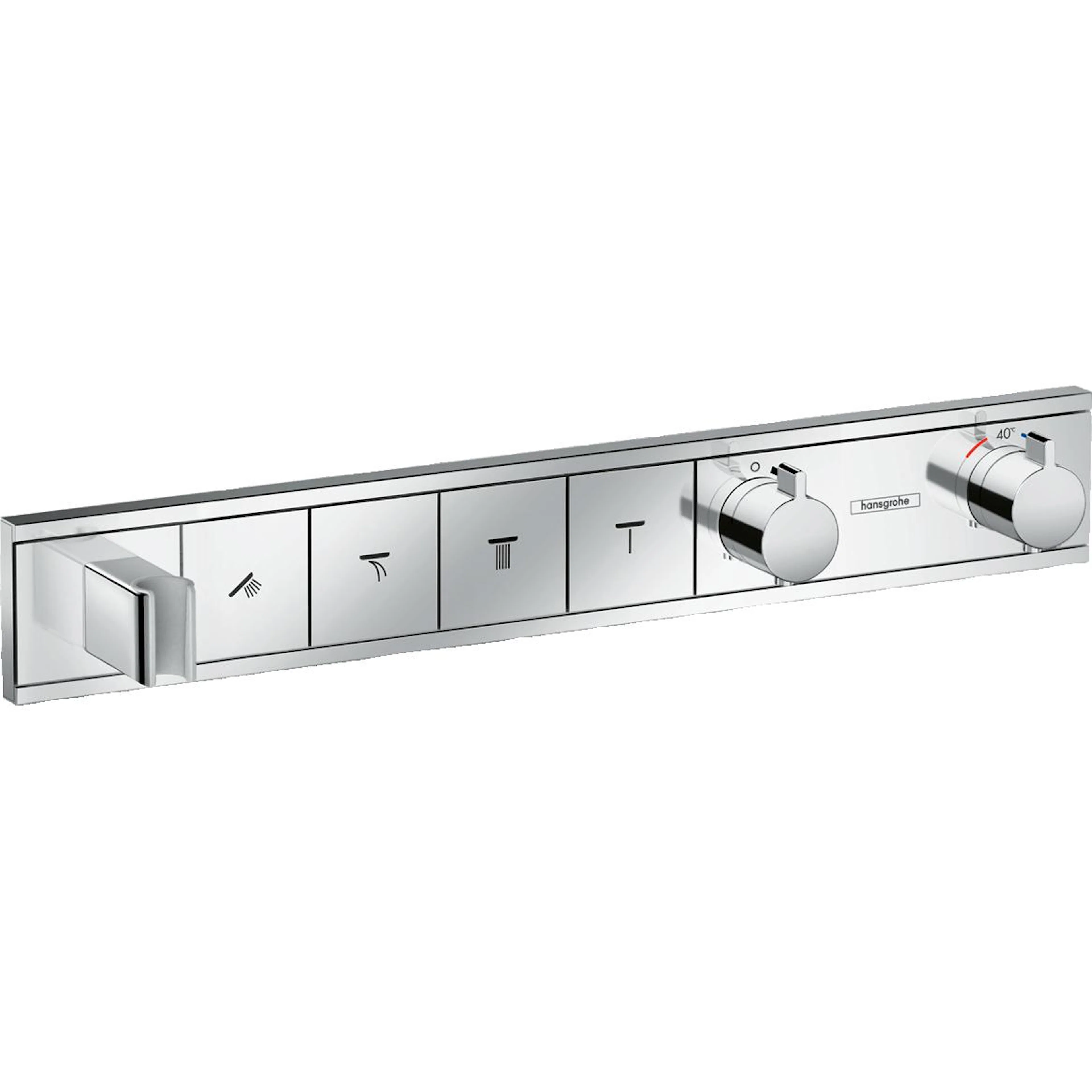 RainSelect Termostat för inbyggnad 4 funktioner Krom