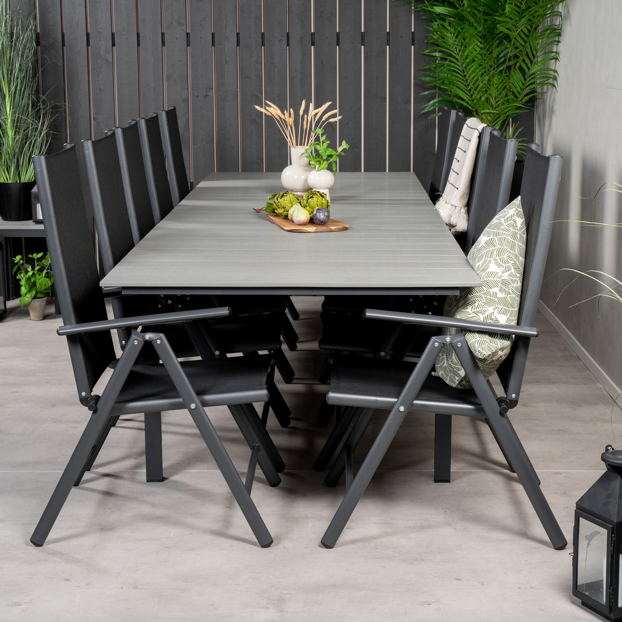Matgrupp Venture Home Lova 224/324 med 10 Bront Stolar