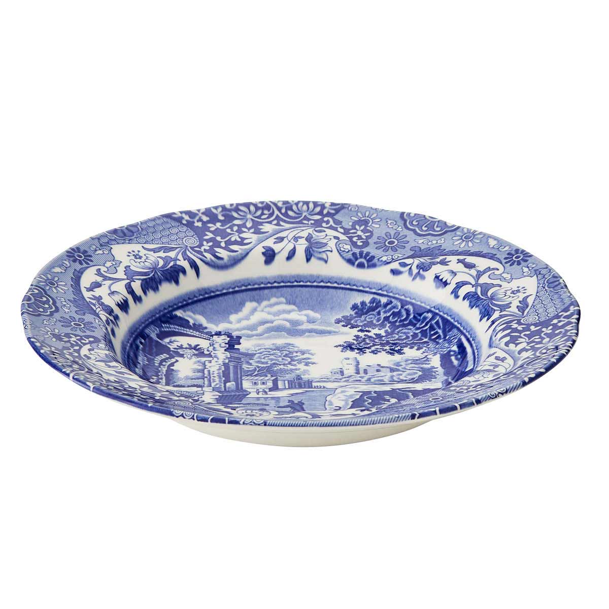 Tallrik Spode Blue Italian Djup