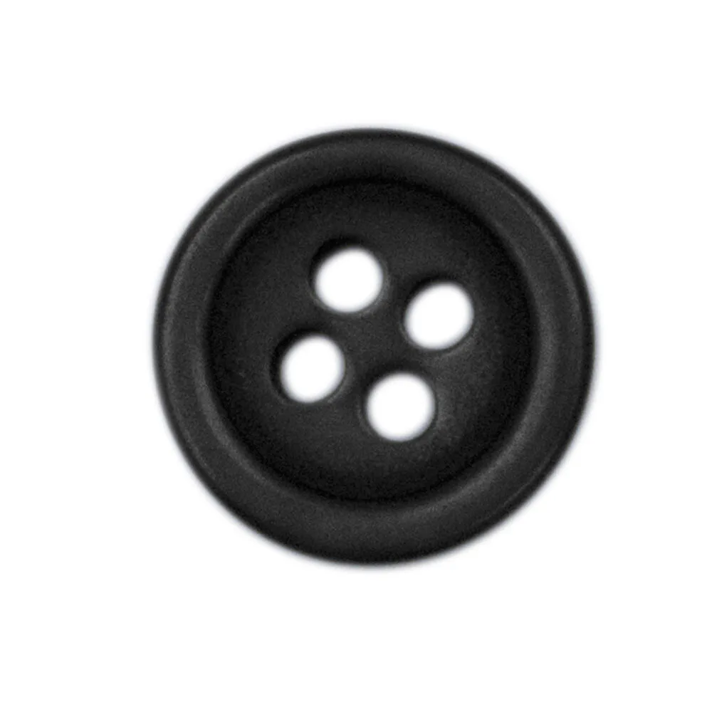 Printer Shirt button Small 10-pack Black Storlek: One size, Färg: Svart