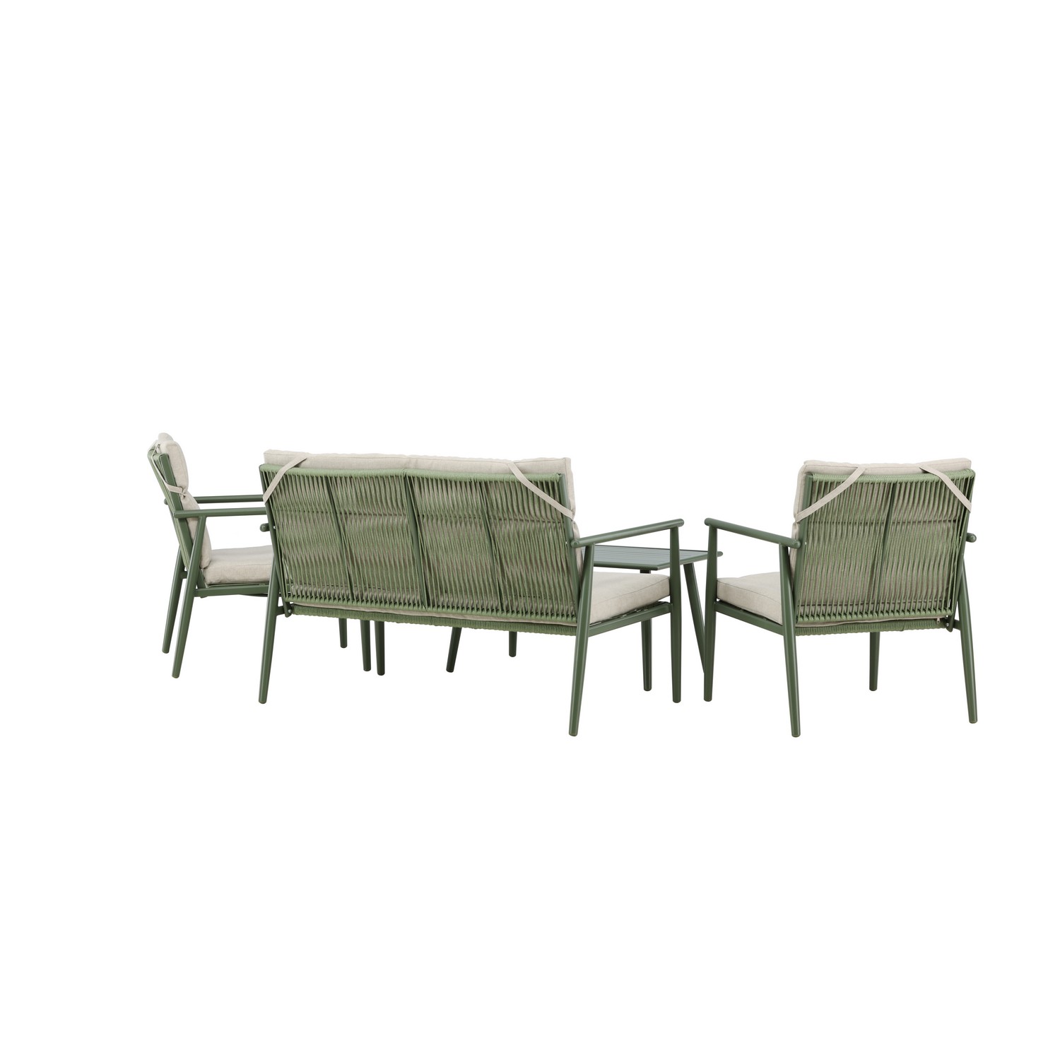 Mazzaro Sofa Set - Green / Beige Grön