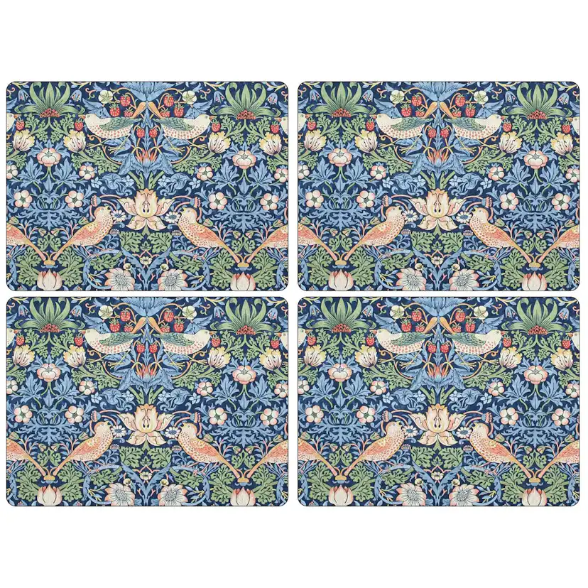 Bordsunderlägg Pimpernel Strawberry Thief 4-pack