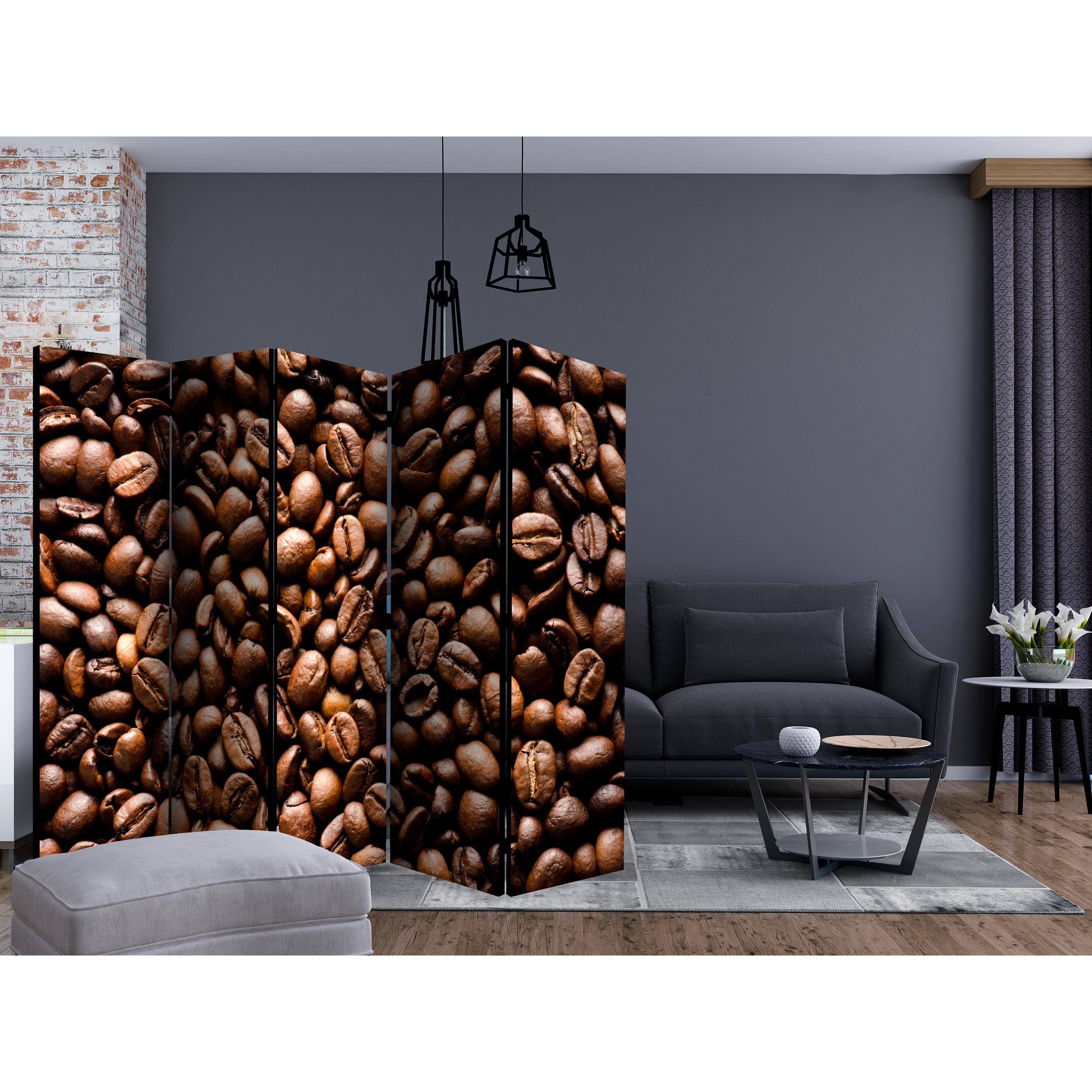 Rumsavdelare Skärmvägg Arkiio Roasted Coffee Beans II 225x172 cm