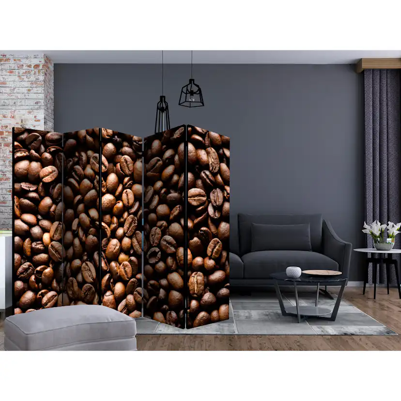 Rumsavdelare Skärmvägg Arkiio Roasted Coffee Beans II 225x172 cm