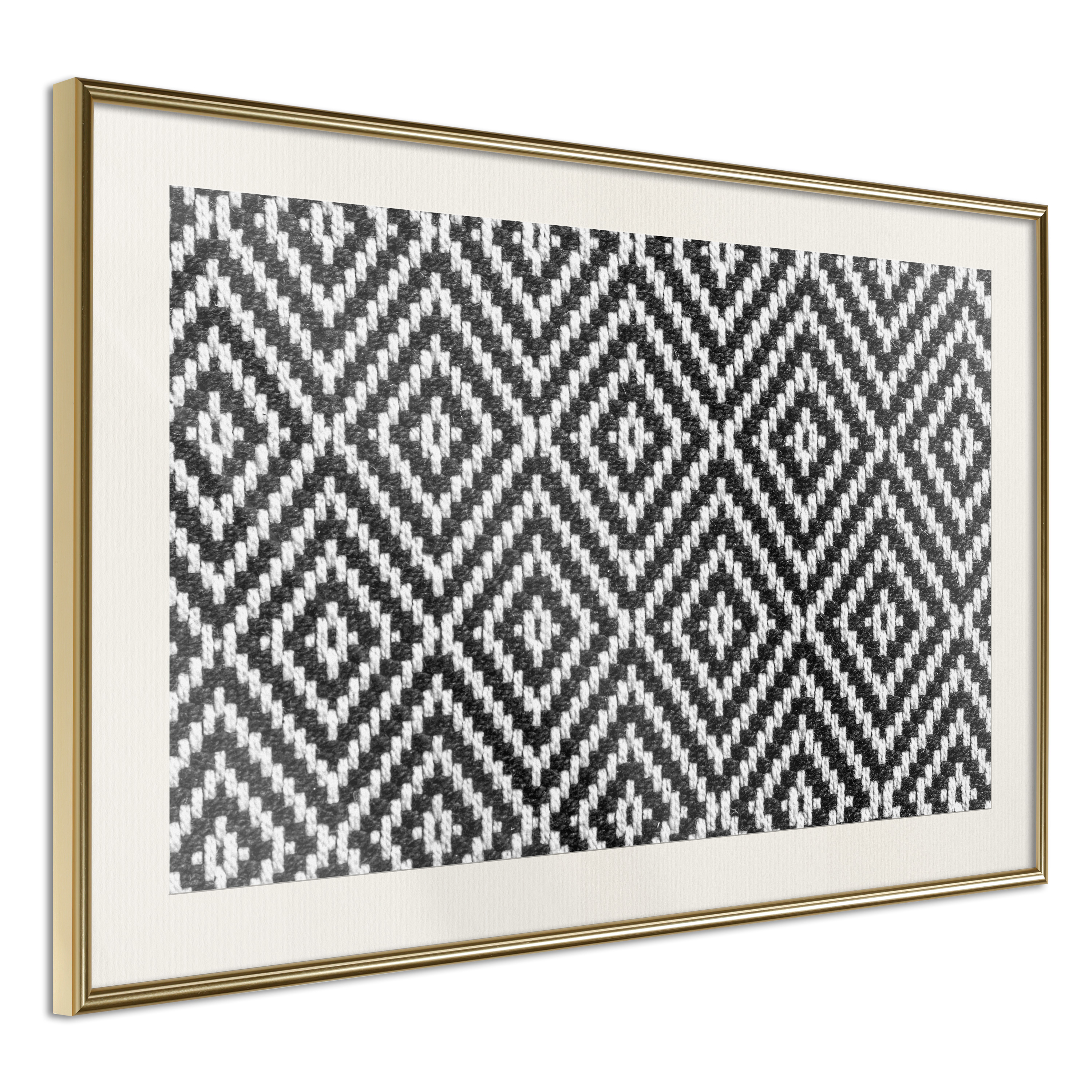 Affisch - Kitchen Towel [Poster] 60x40 Guld ram med passepartout, 60x40 cm