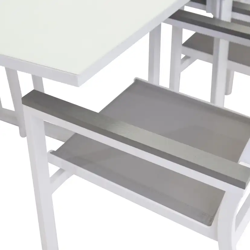 Matgrupp Venture Home Santorini 200/320 med 10 Pincy Stolar