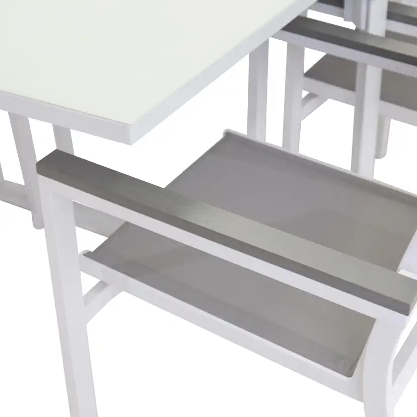 Matgrupp Venture Home Santorini 200/320 med 10 Pincy Stolar