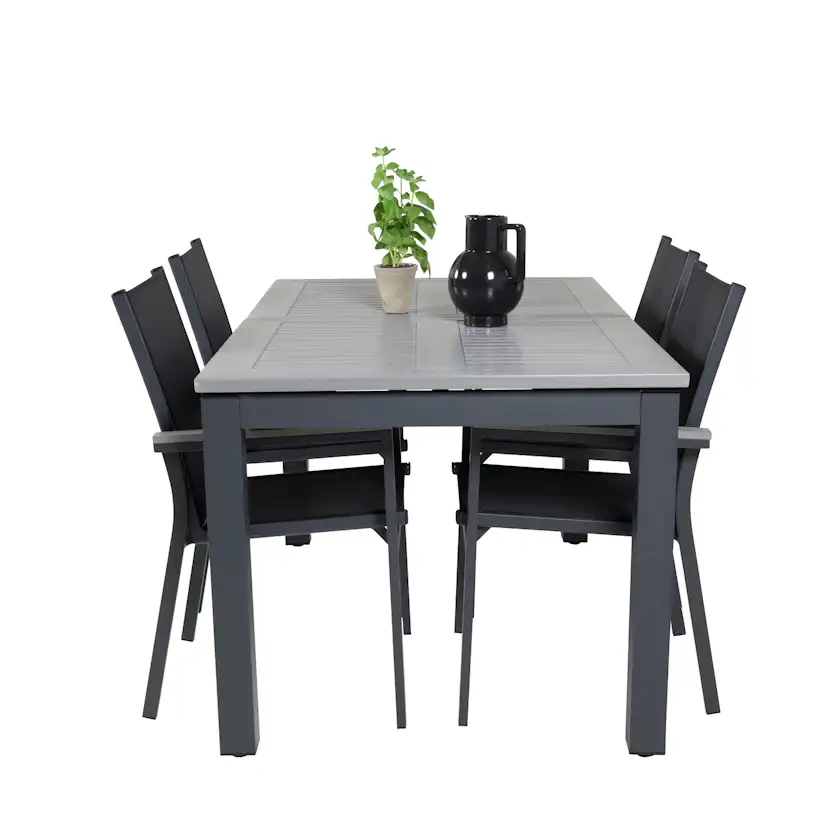 Matgrupp Venture Home Aleyna 160/240 med 4 Pincy Stolar