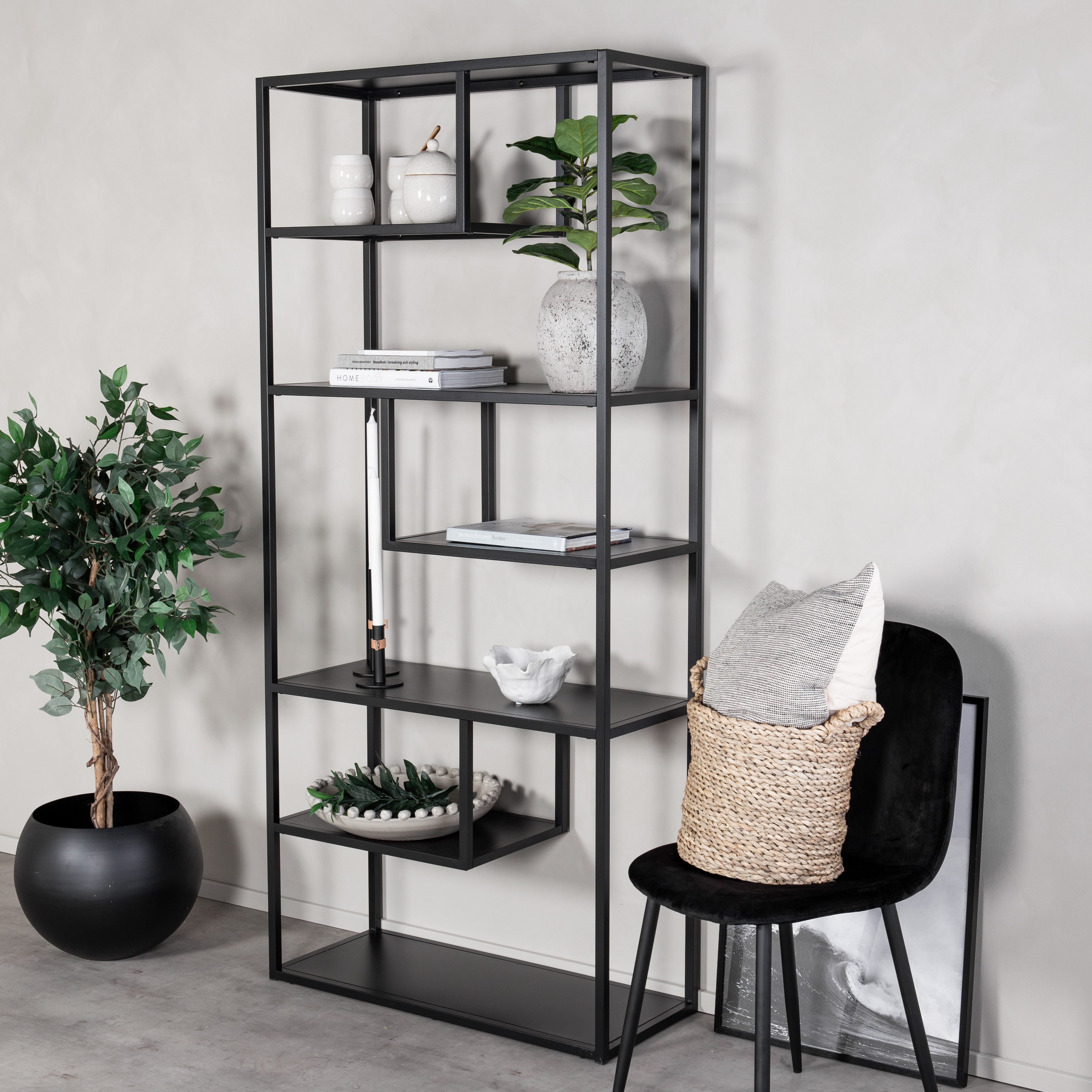 Bokhylla Venture Home Staal