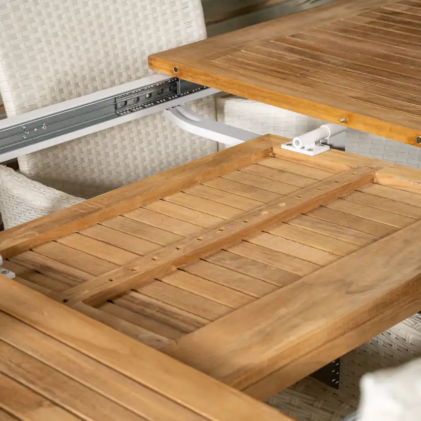 Matgrupp Venture Home Perla 152/210 med 4 Pishi Matstolar