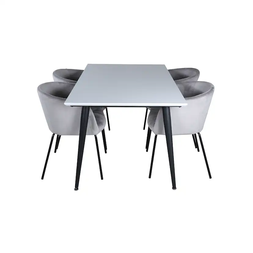 Matgrupp Venture Home Jolie med 4 Bergen Stolar