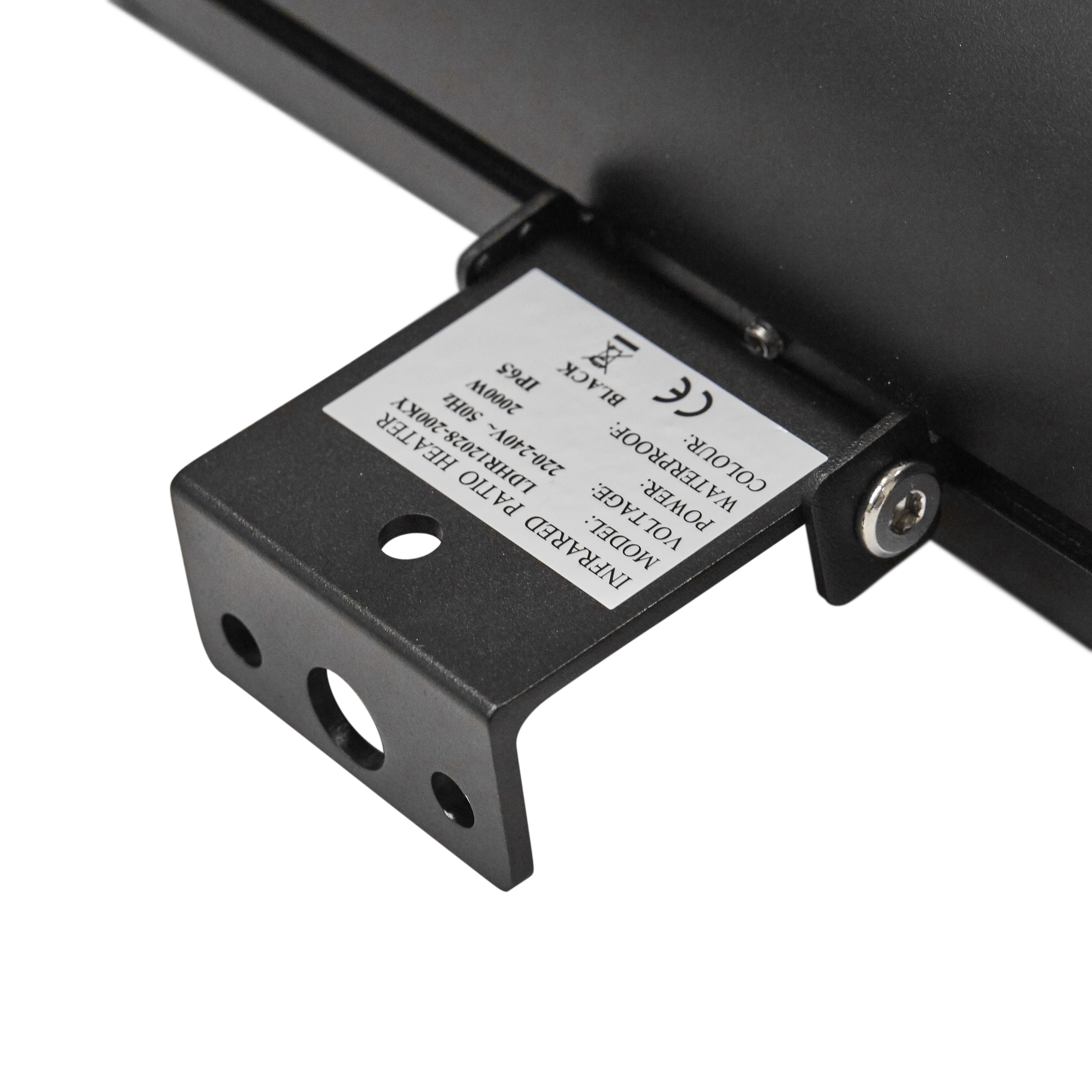 HEAT1 ECO High-line 2000 W svart Svart