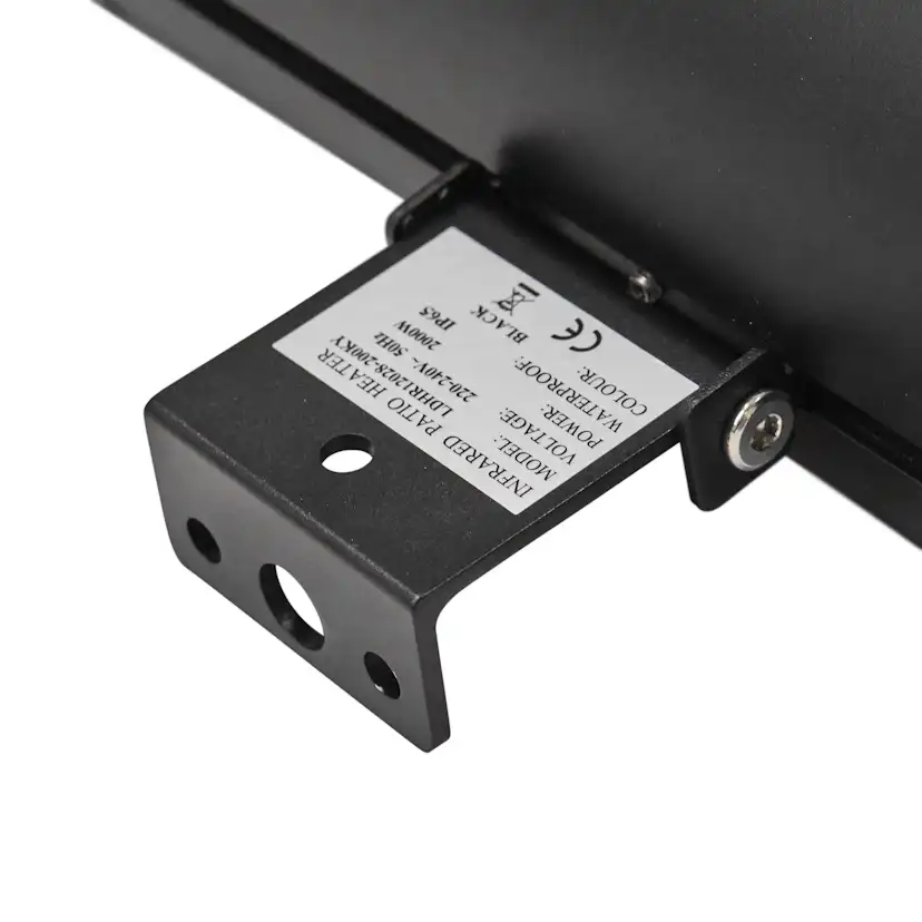 HEAT1 ECO High-line 2000 W svart Svart