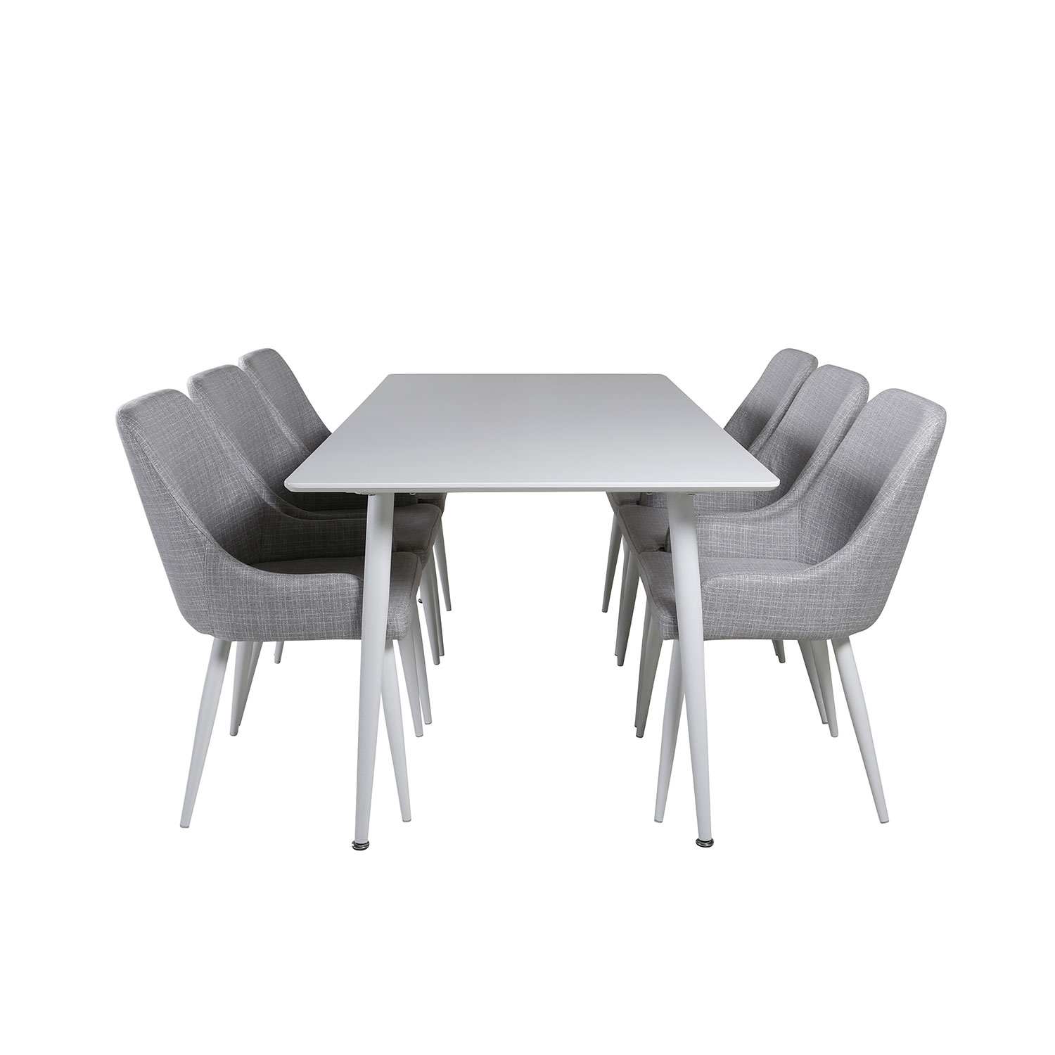 Matgrupp Venture Home Polar med 6 Plaza stolar