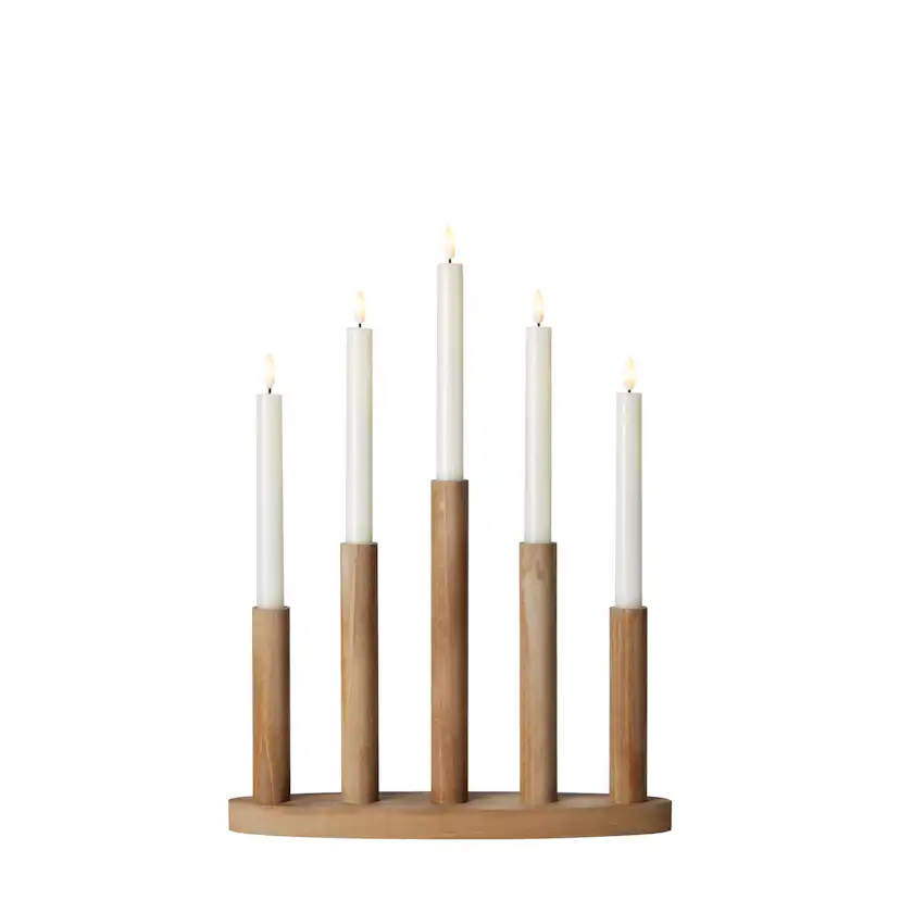 Adventsljusstake Markslöjd Miila 5 Ljus Batteridriven