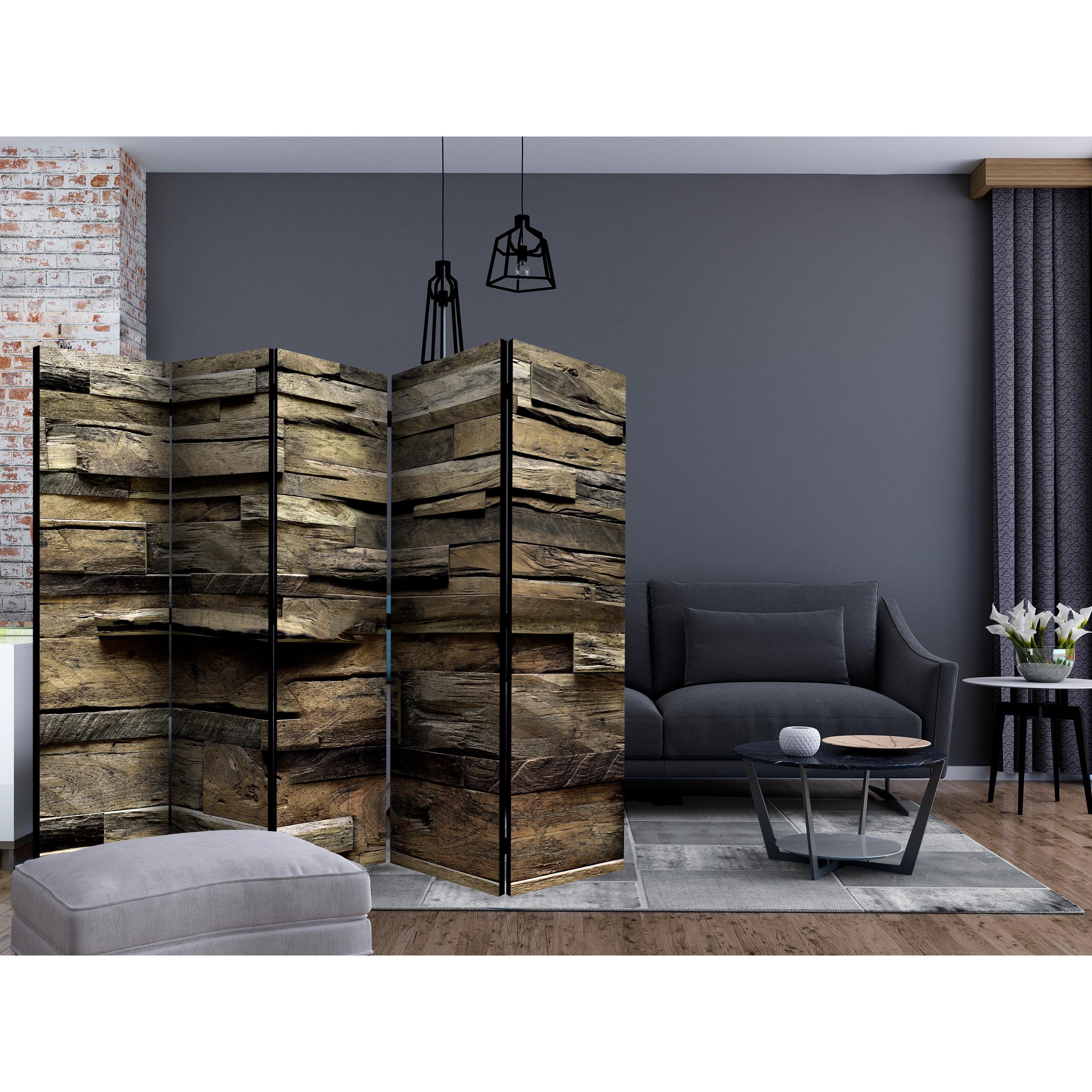 Rumsavdelare Skärmvägg Arkiio Rustic Style Country Cottage II 225x172 cm