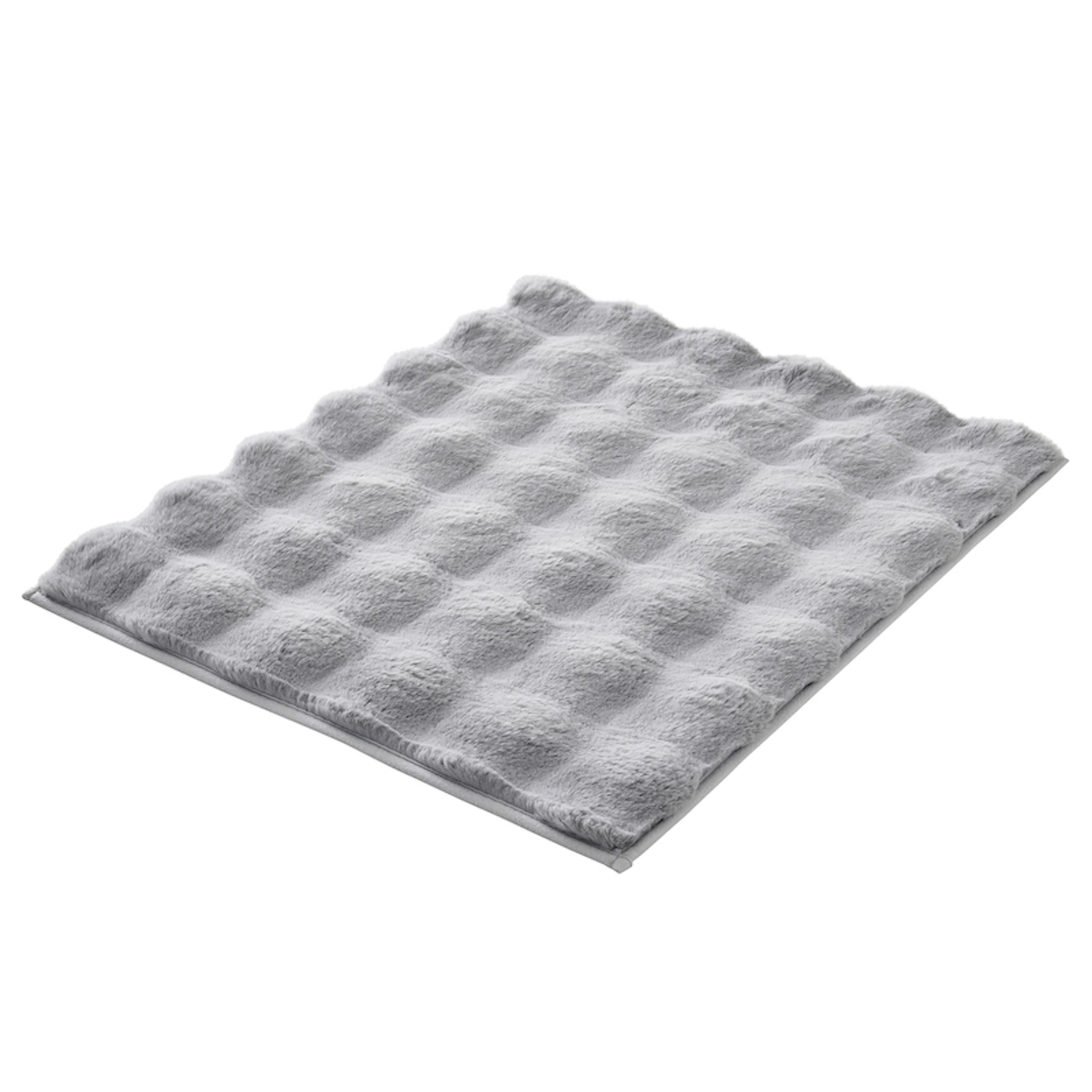 Badrumsmatta Cloud silvergrey 50x60 cm Grå, 500x600 mm