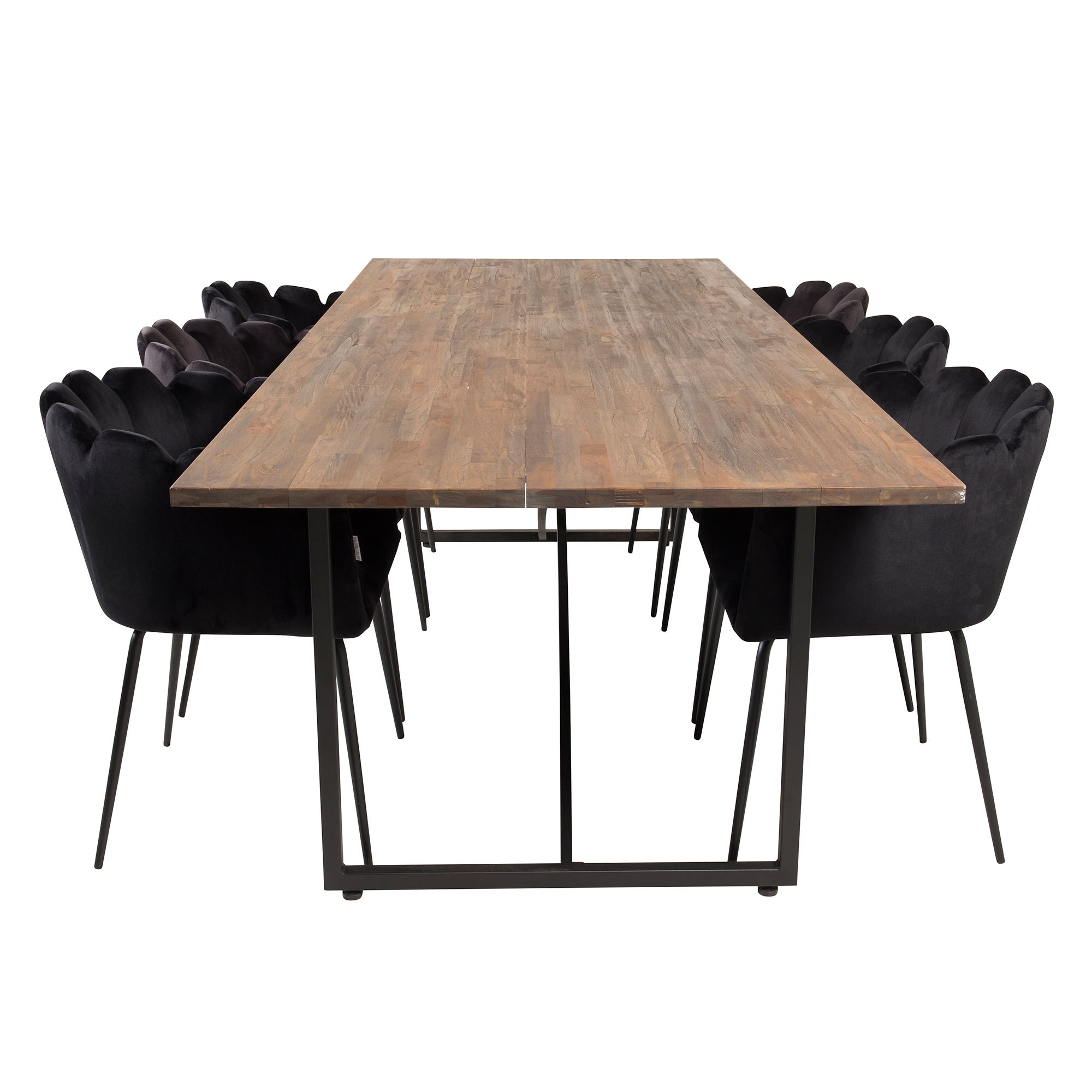 Matgrupp Venture Home Peo med 6 Limhamn Stolar