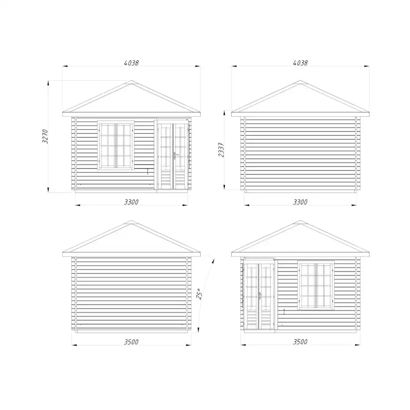 Melanie 10,9 m2 (inv. 9,6 m2) Obehandlad