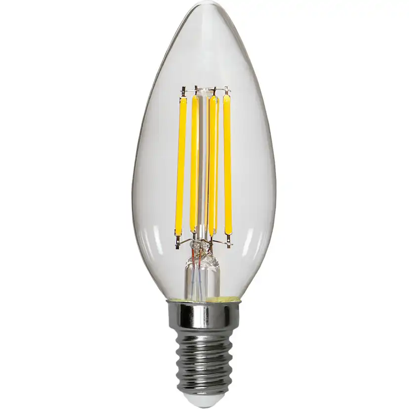 LED-lampa Star Trading Filament E14 C35 Klar 5,9W