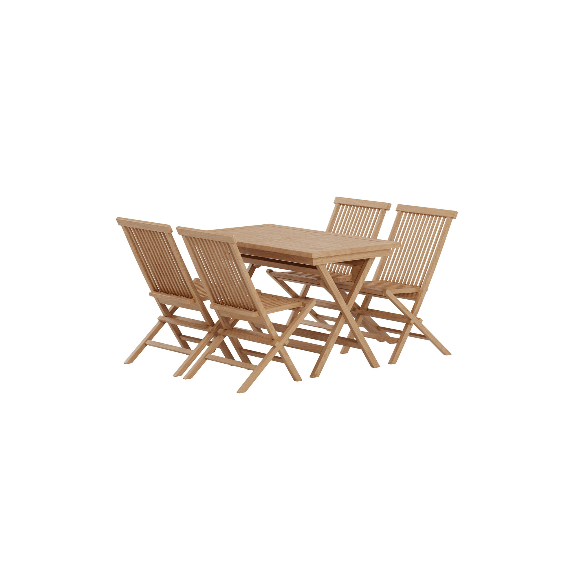 Matgrupp Utomhus Venture Home Kenya 70x120 cm med 4 st Kenya Trädgårdsstolar