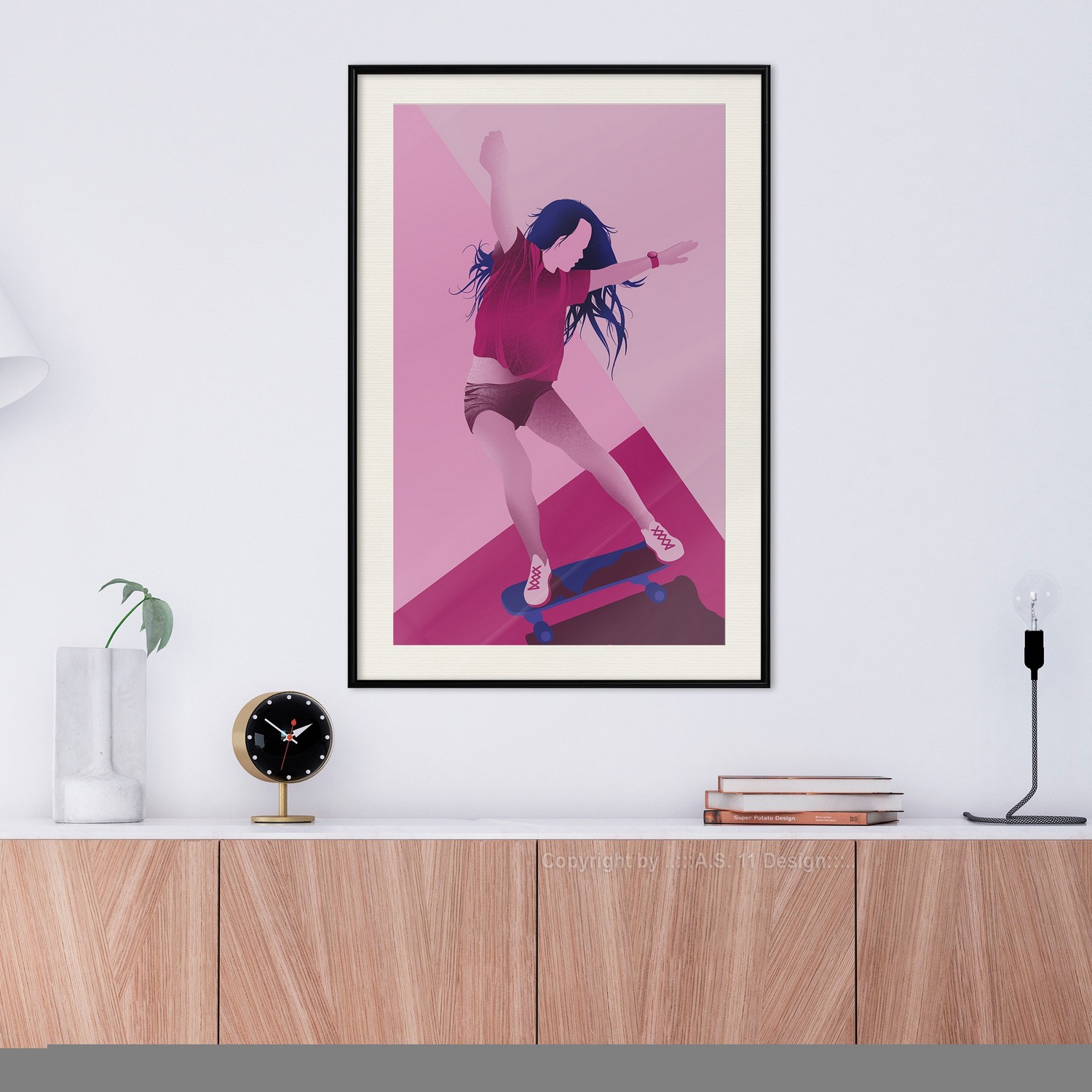 Poster Artgeist Affisch Powerslide