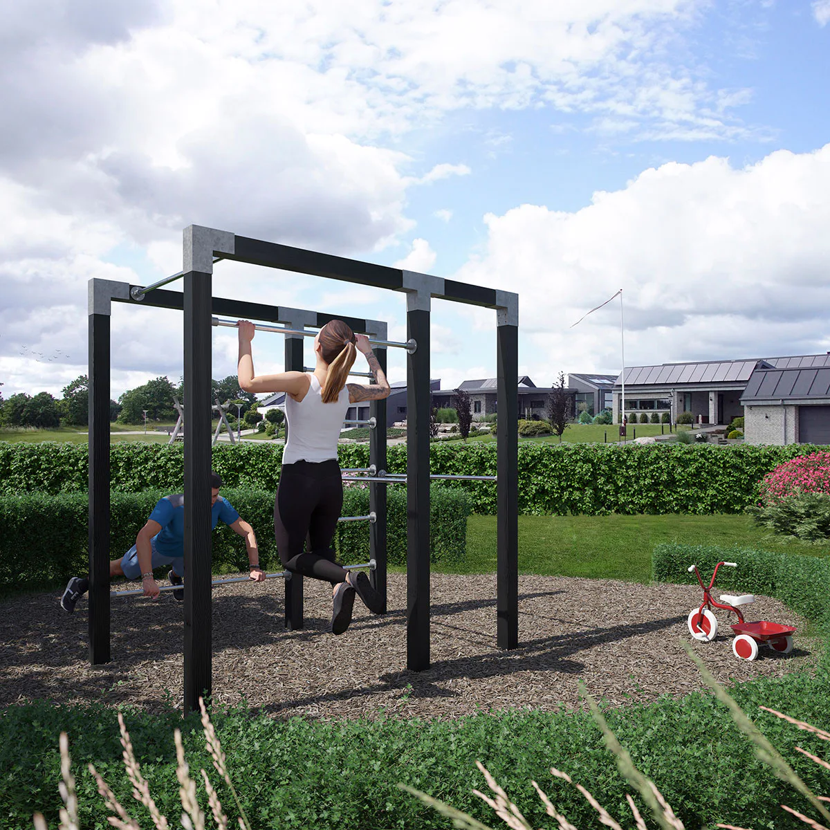 Klätterställning PLUS Outdoor Fitness Modell 2