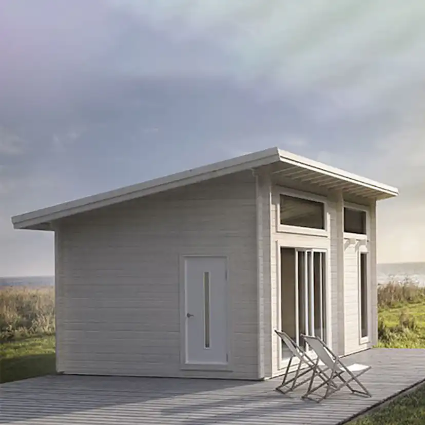 Attefallshus Baseco Fjällnäs funkisstuga med loft 25 m2