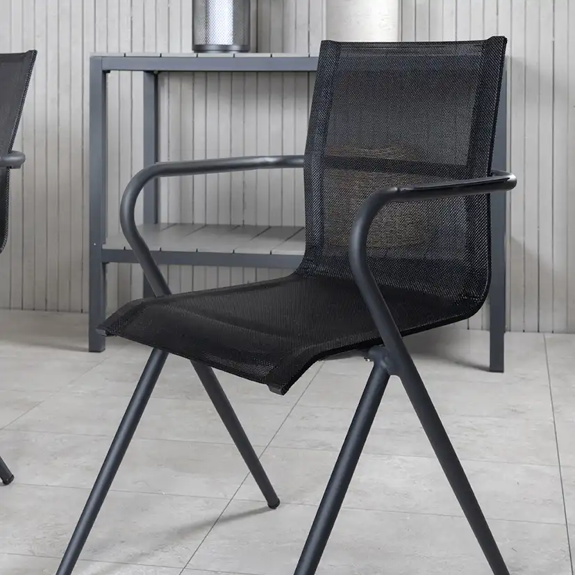 Matgrupp Venture Home Vyn med 6 Anve Matstolar