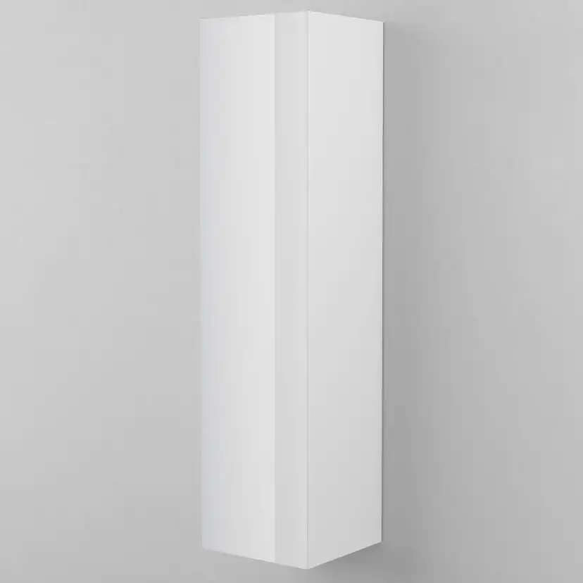 Högskåp TWIN 40,Premium White, 5 Hyllplan, Höger.400x1600x39 Bredd: 400 mm, Premium White, Höger utan Lådor