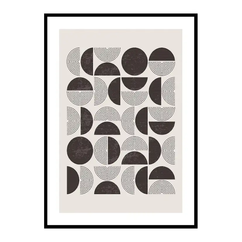 Poster Gallerix Geometric Cluster