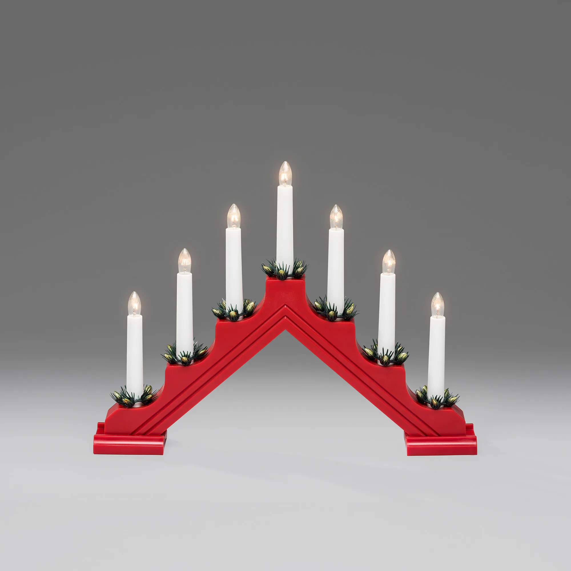 Adventsljusstake Gnosjö Konstsmide 7L H28