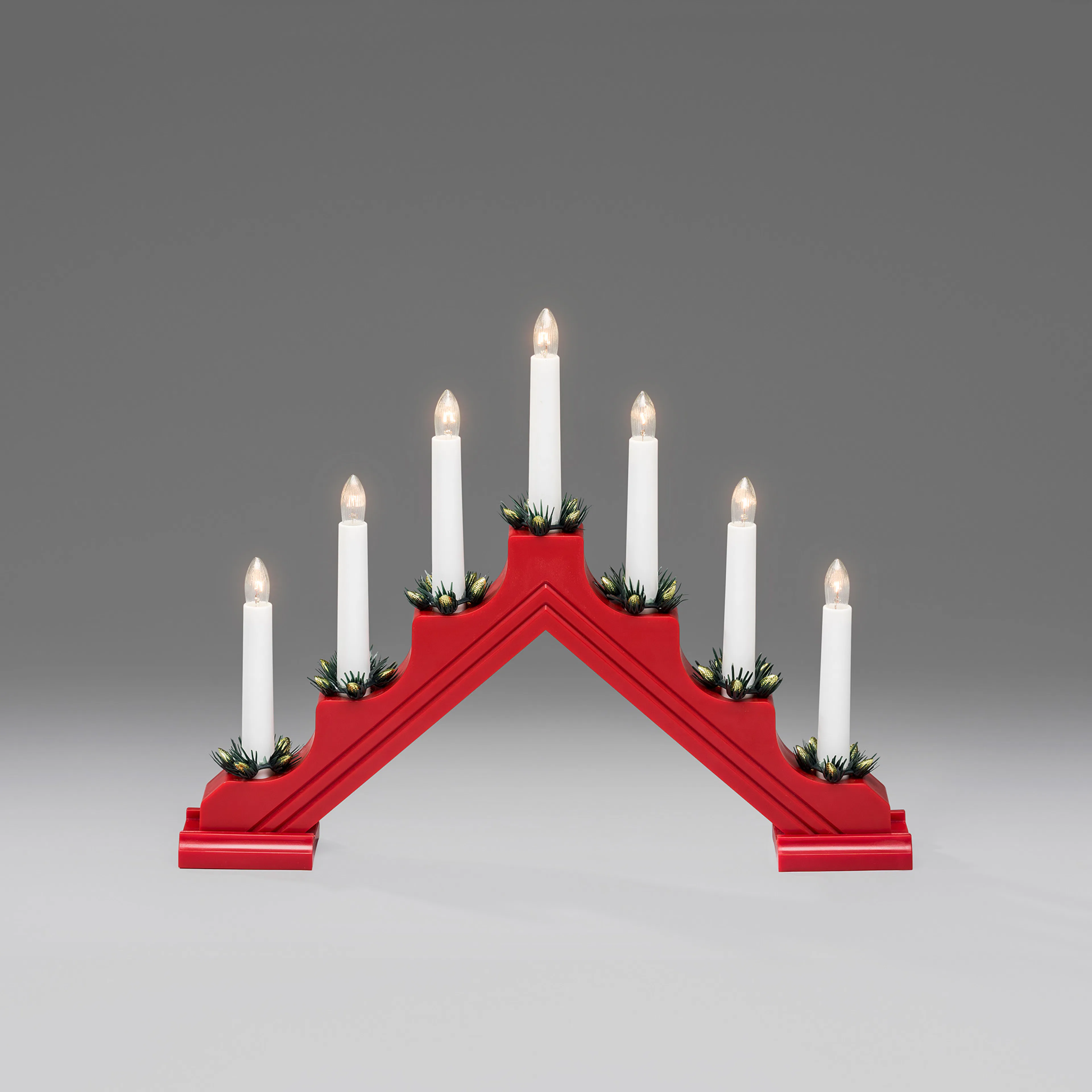Adventsljusstake Gnosjö Konstsmide 7L H28