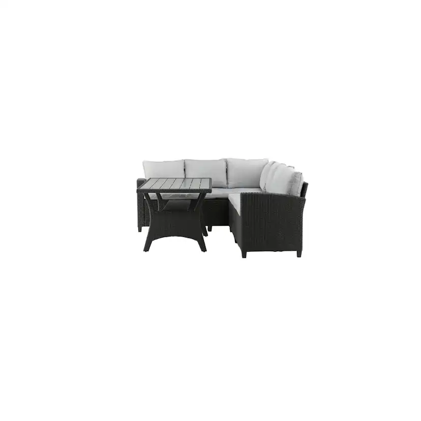 Brentwood Corner sofa - Black/Grey Svart/Grå