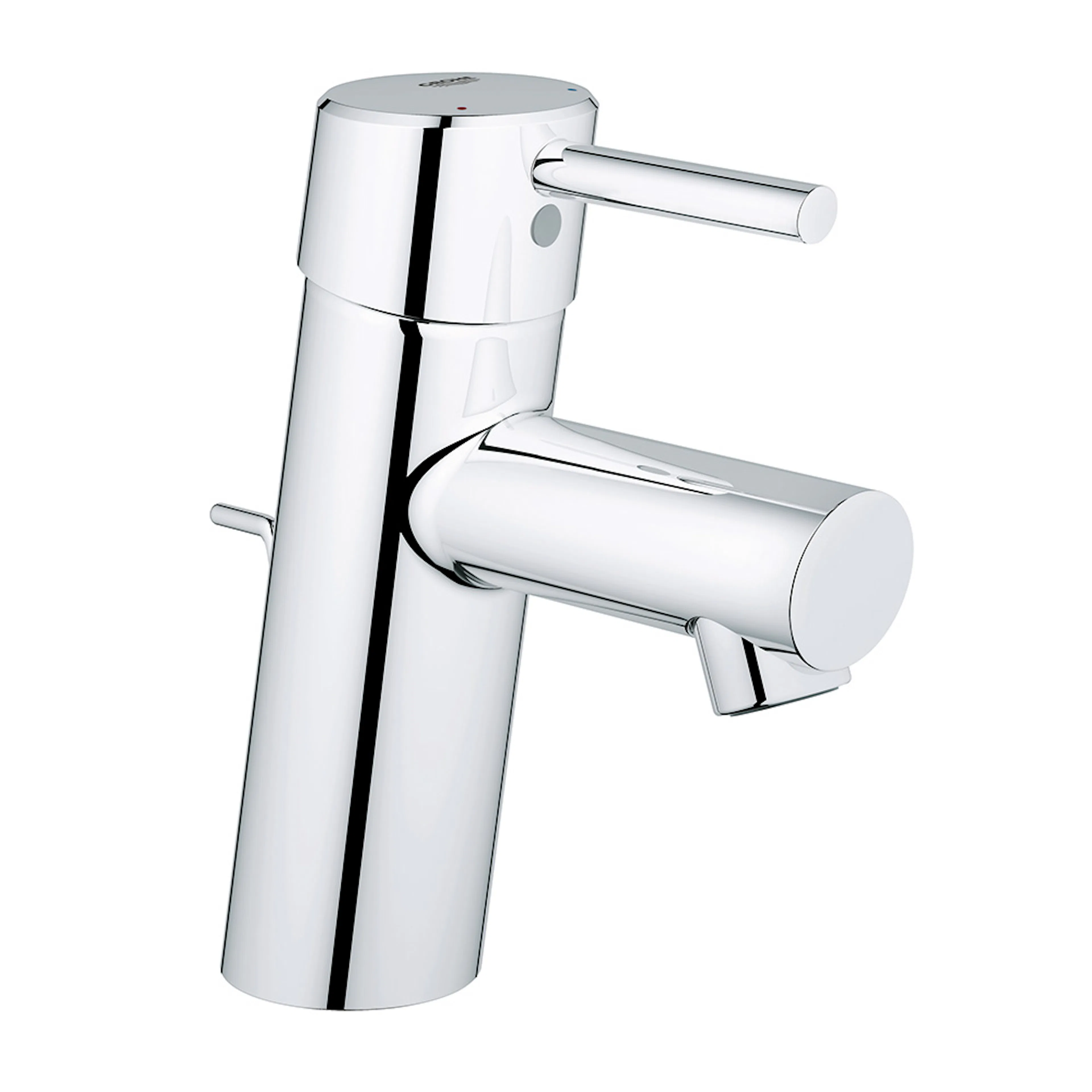 Tvättställsblandare Grohe Concetto med EcoJoy Ja, Lyftventil