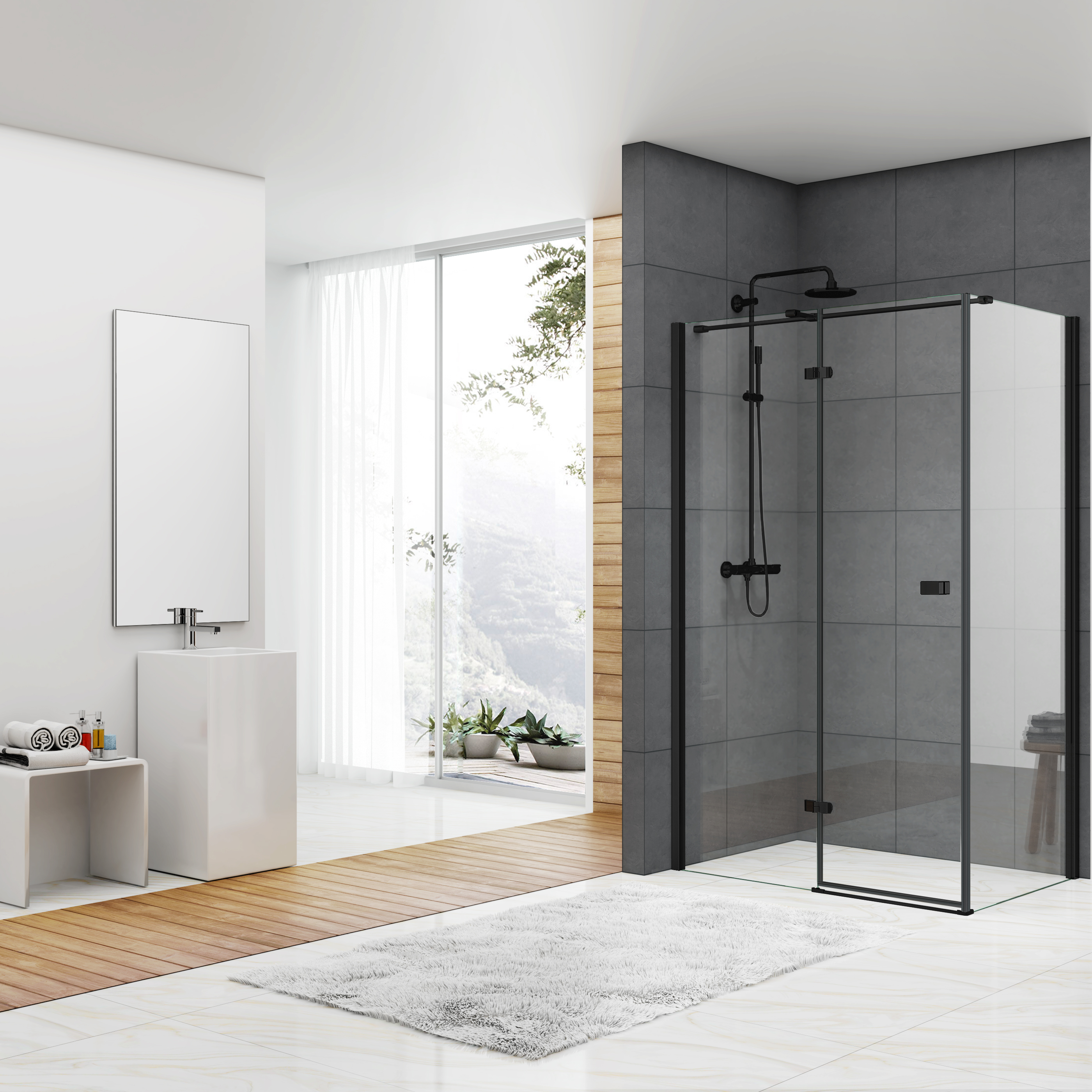 Duschhörn Bathlife Måttfull