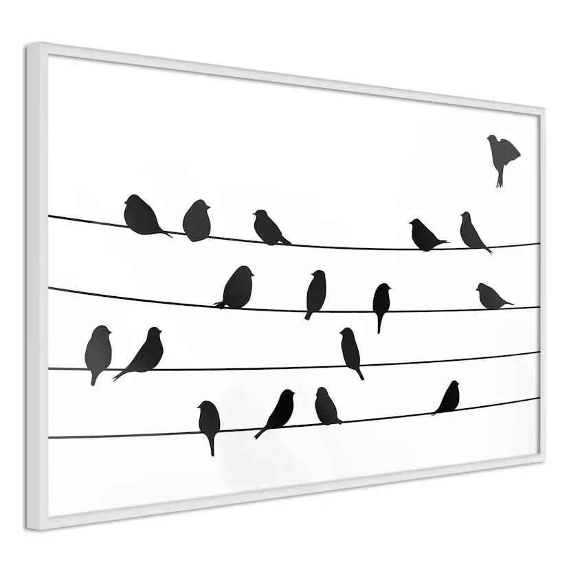Poster Artgeist Affisch Bird Family